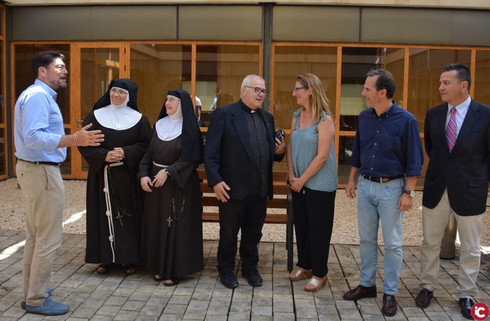 El alcalde de Alicante anuncia una próxima modificación de crédito de 80.000  para pagar las obras en el Monasterio de Santa Faz