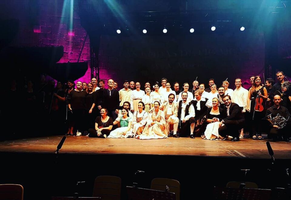 Teresa Albero interpreta el papel de la condesa en las Bodas de Figaro en el Festival de Peñíscola