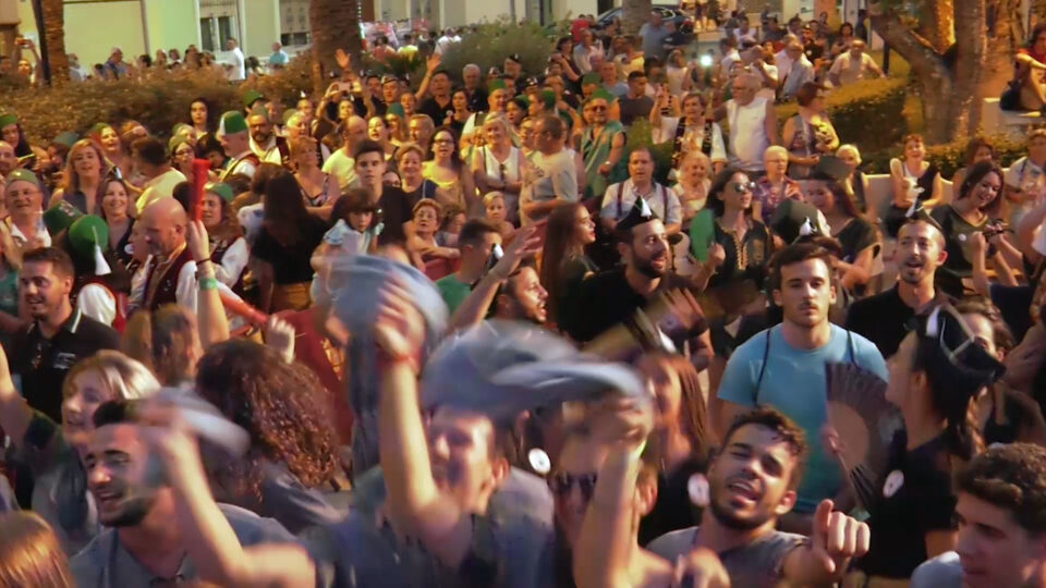Empieza el 40 aniversario de las fiestas de Moros y Cristianos en Aspe: Entrada de Bandas