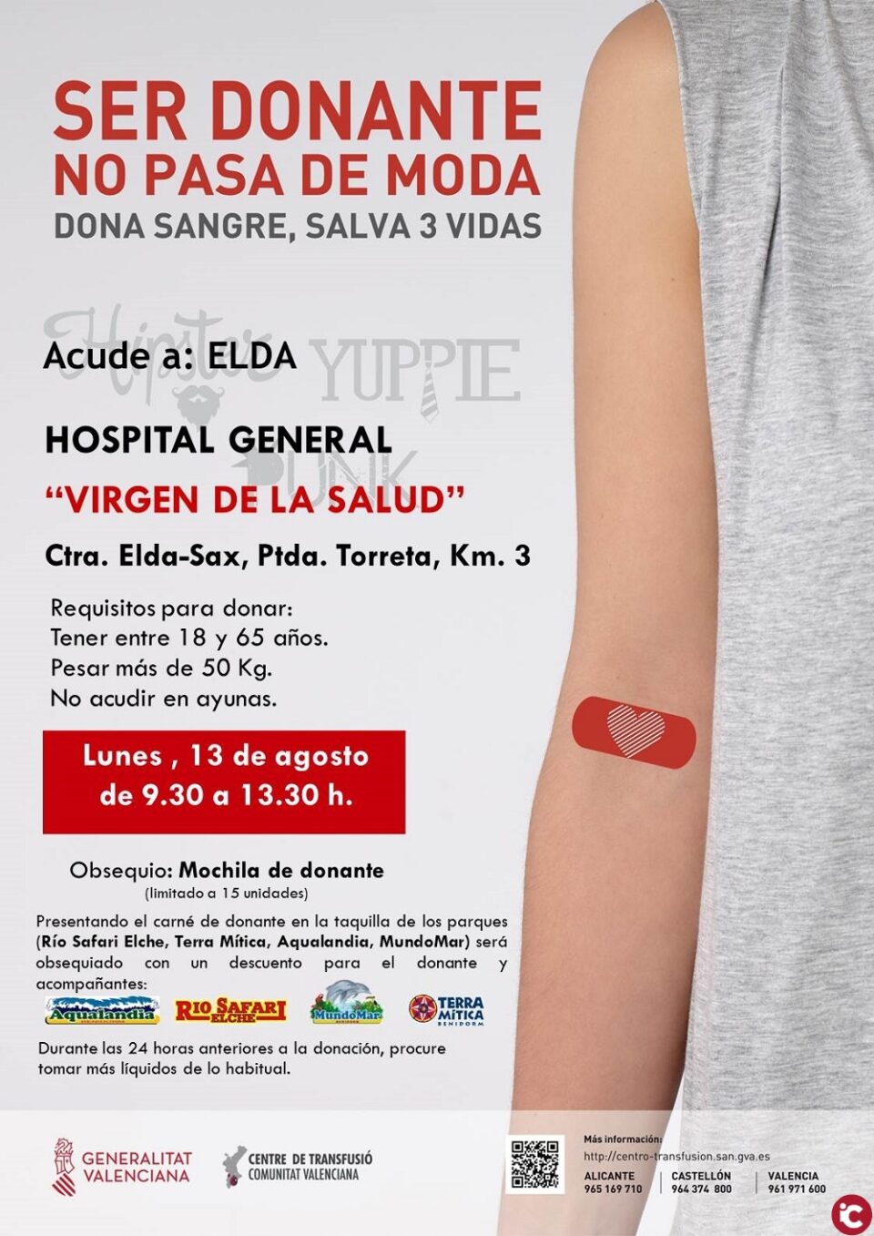 Elda suma más de 1.300 donantes de sangre en el primer semestre del año
