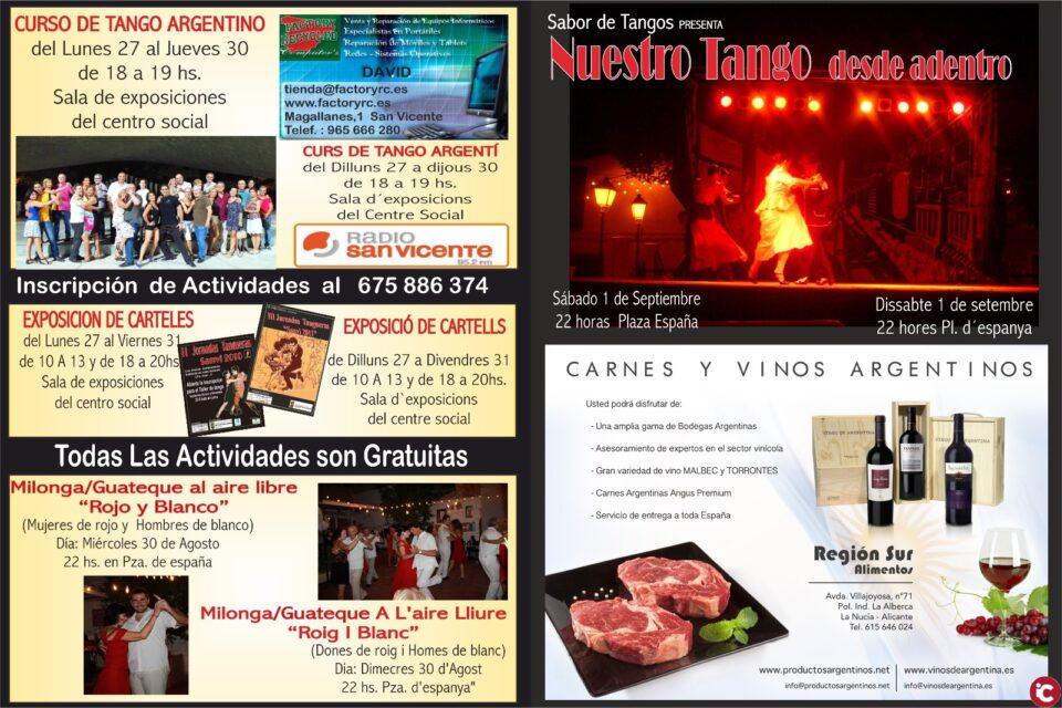 Las Jornadas tangueras cumplen diez años