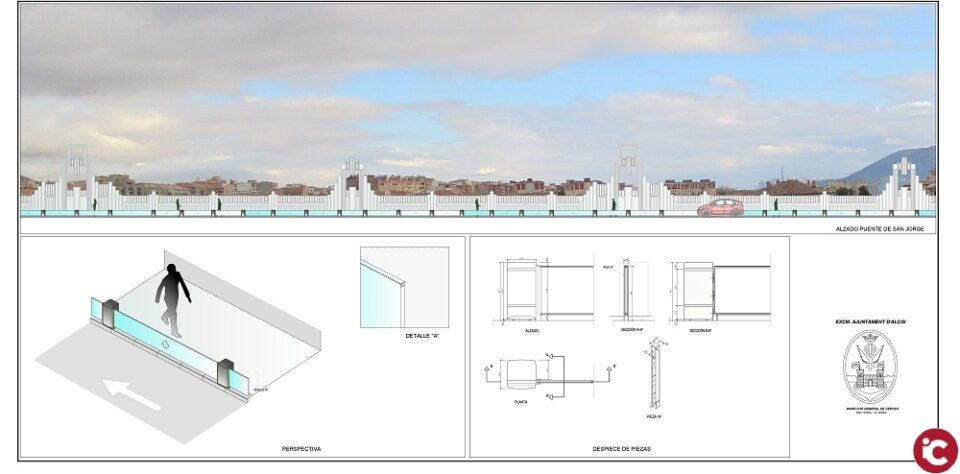 Aquesta nit comença la instal·lació dels panells de metacrilat al pont de Sant Jordi