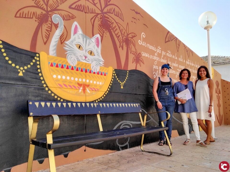 El mural de defensa animal creado por la concejalía de Urbanismo opta a un premio provincial