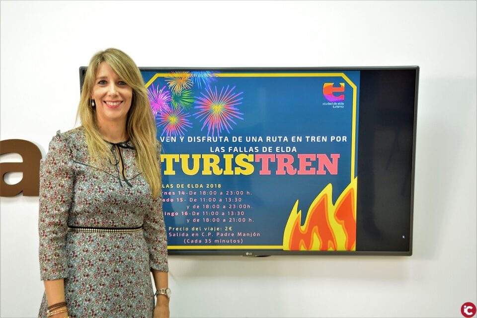 Un tren turístico recorrerá las Fallas de Elda