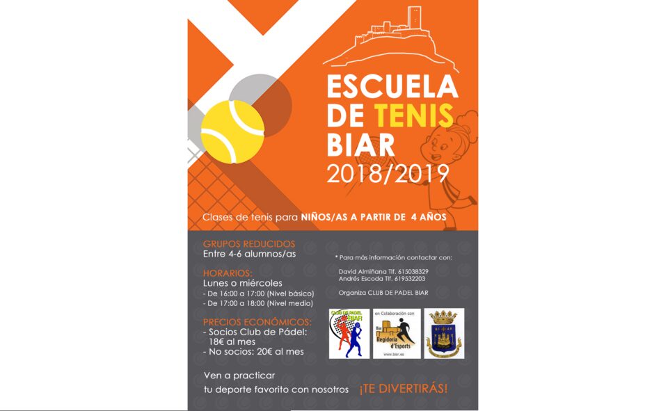 Activitats esportives a Biar