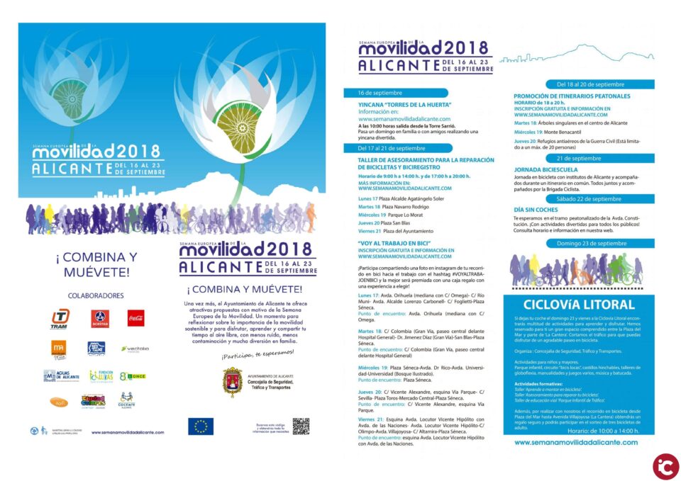 El Ayuntamiento anima a participar en la Semana Europea de la Movilidad