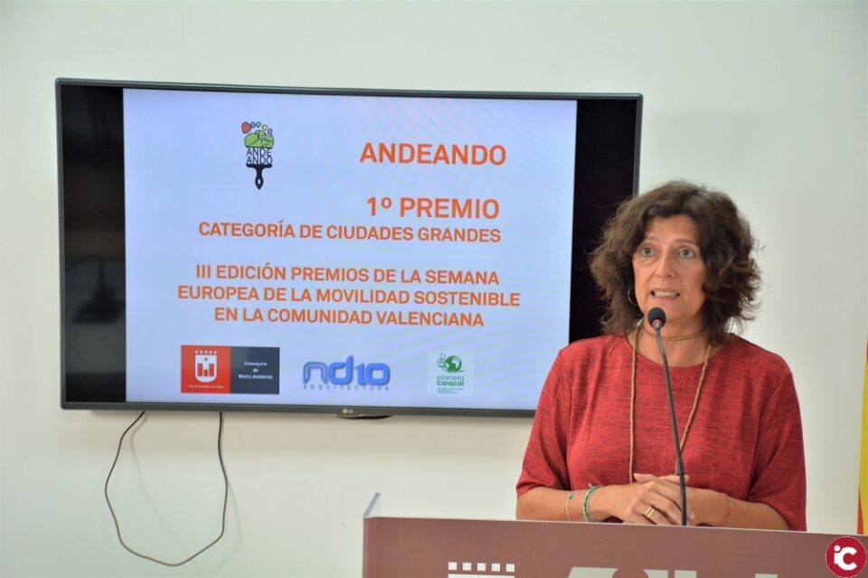 El proyecto Andeando de Elda conquista el primer premio de la Generalitat Valenciana sobre la Semana Europea de la Movilidad