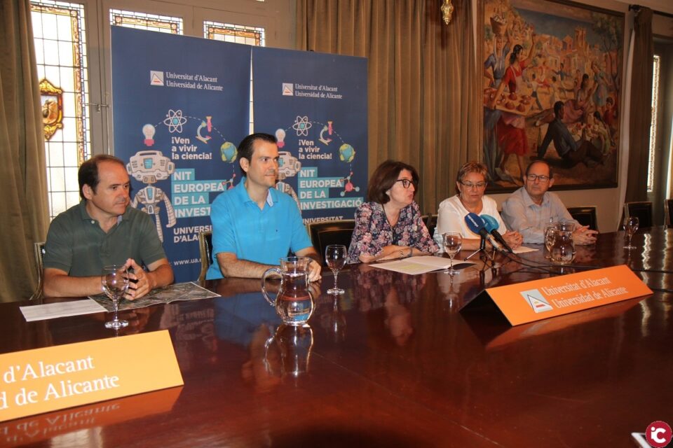 La Universitat d'Alacant celebra per primera vegada la Nit Europea de la Investigació