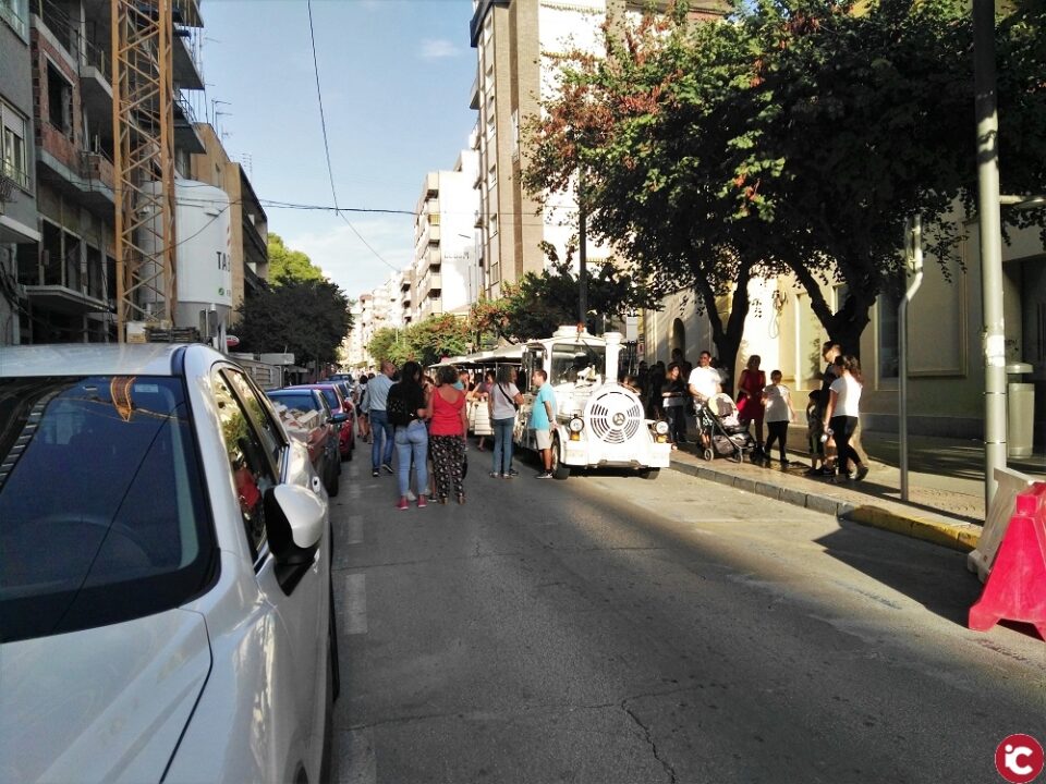 Éxito del Turistren de Elda con más de 2.500 pasajeros durante las Fallas