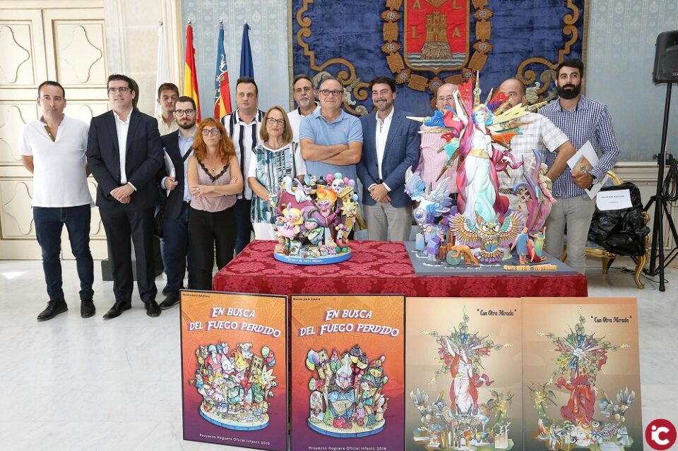 Pedro Espadero y Sergio Gómez repiten por sexto año consecutivo como constructores de las Hogueras oficiales adulta e infantil 2019