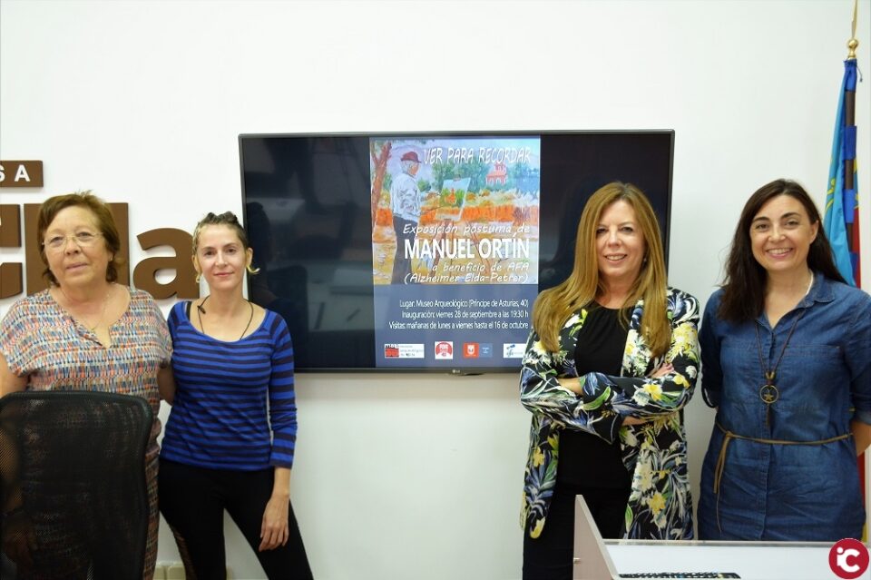 El Museo Arqueológico acoge una exposición póstuma de Manuel Ortín a beneficio de AFA