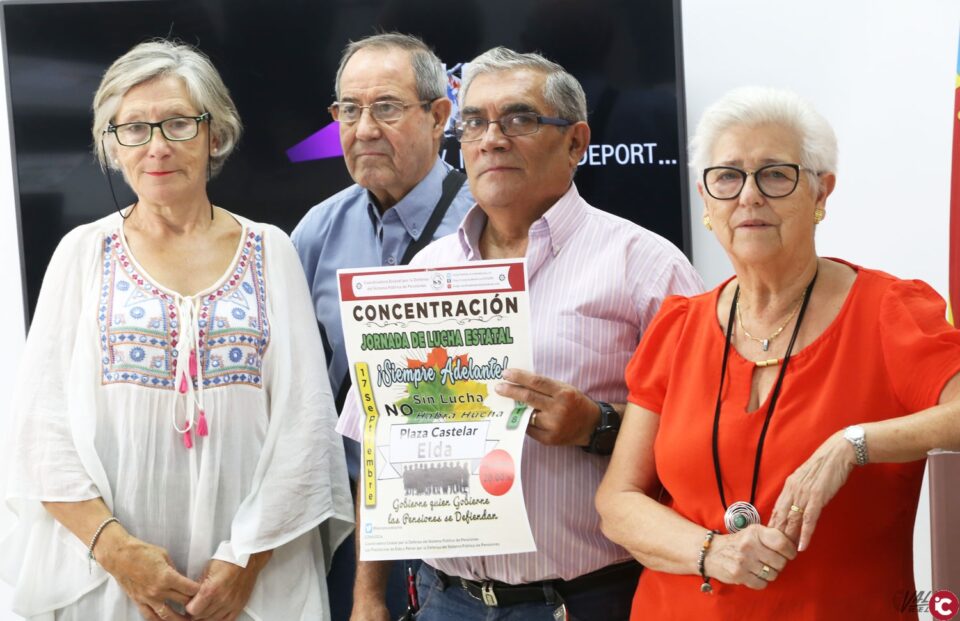 Los jubilados de Elda y Petrer salieron de nuevo a la calle