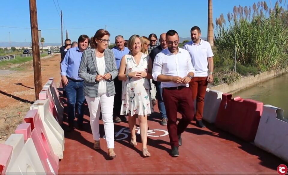 Borriana y Vila-real estan ja connectades pel carril ciclopeatonal que ha construït la Generalitat