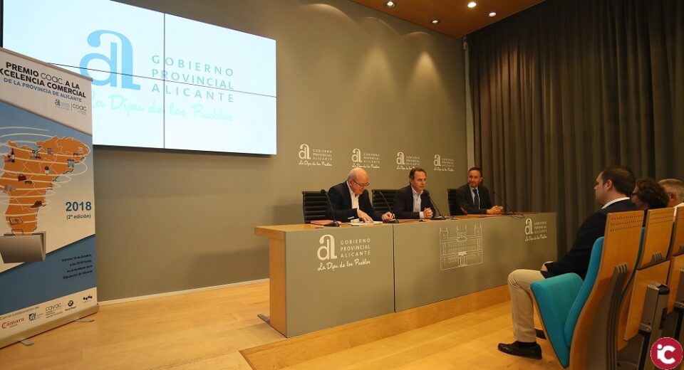 Cinco empresas optan a la segunda edición del Premio a la Excelencia Comercial de la provincia impulsado por COAC y la Diputación de Alicante