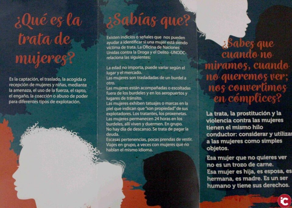 La Concejalía de Igualdad y la Mesa Trata 0 editan el tríptico Abre los ojos a la trata con fines de explotación sexual