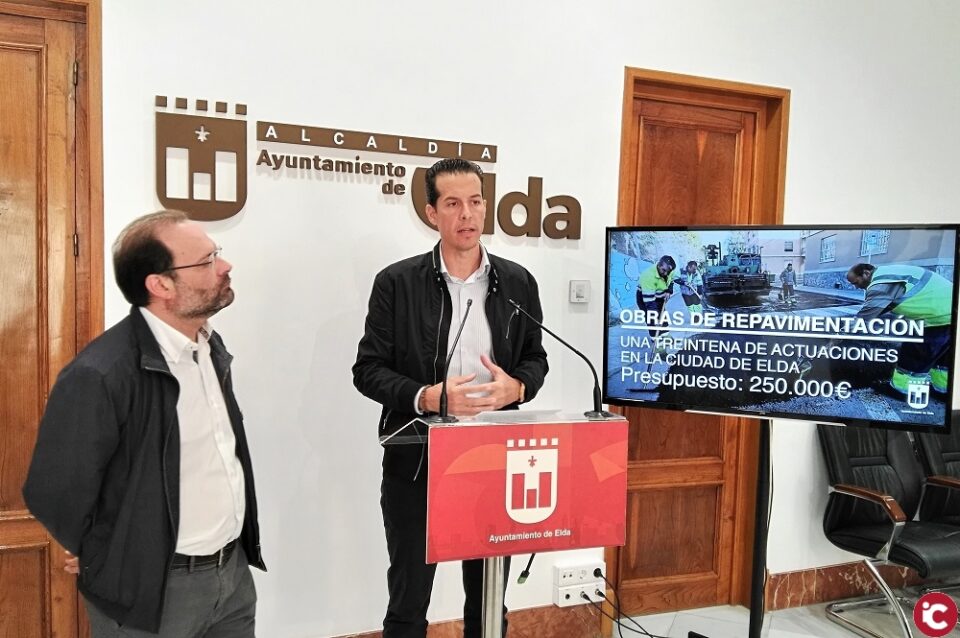 El Ayuntamiento destina 250.000 euros para el reasfaltado de 30 calles de la ciudad