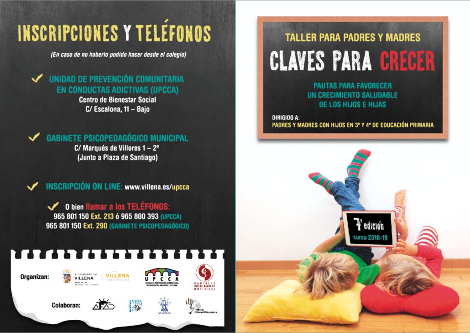 Comienza el taller Claves para Crecer de la Escuela de Padres y Madres
