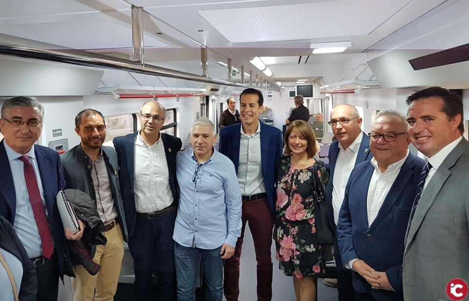 Puesta en marcha de la línea ferroviaria Alicante-Villena