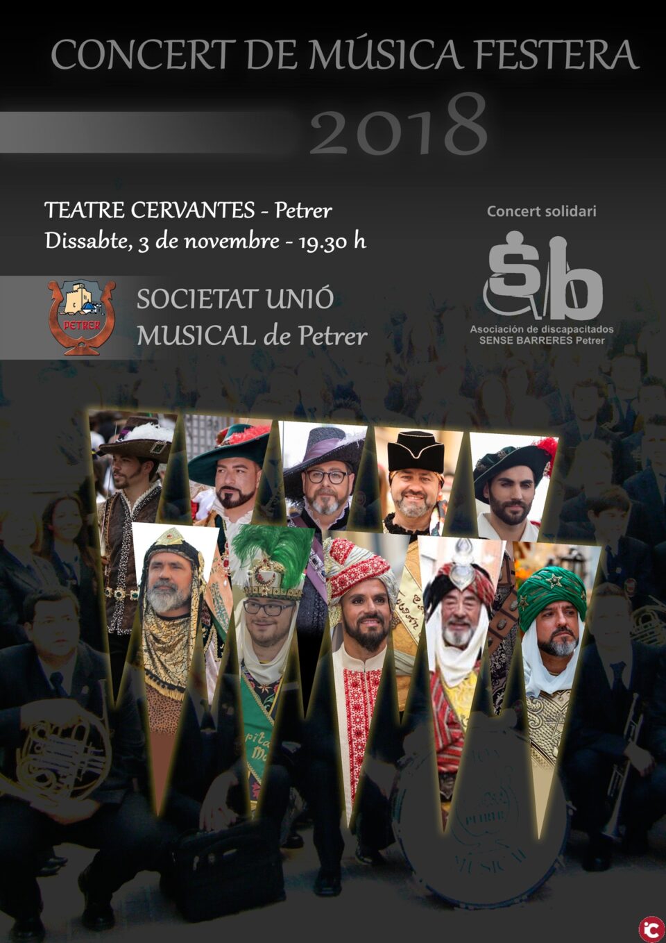 El sábado 3 de noviembre tendrá lugar el Concierto de Música Festera de la ¨Festa dels Capitans¨