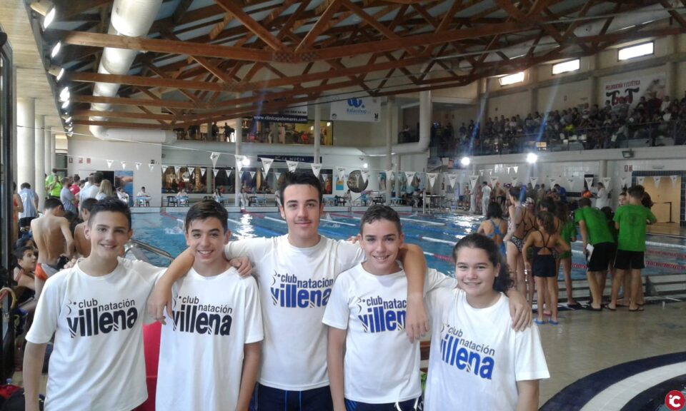 Disputada la 1ª jornada de la liga Promesas por los alevines del Club Natación Villena