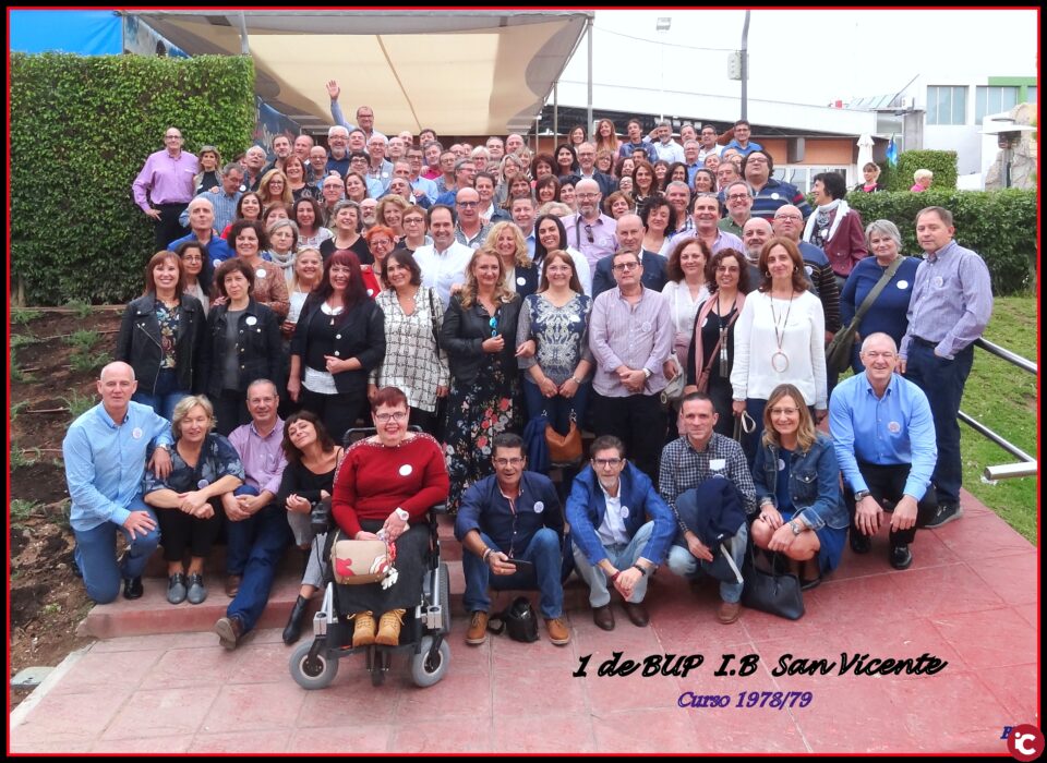 Los Alumnos de la Promoción del 77/78 del I.B. San Vicente se reencuentran 40 años después.