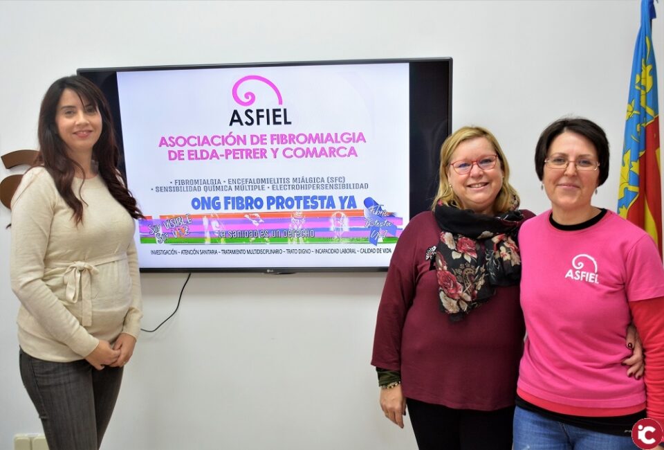 La asociación Asfiel de Elda pondrá una mesa informativa en el Centro de Especialidades de Padre Manjón para visibilizar la Fibromialgia
