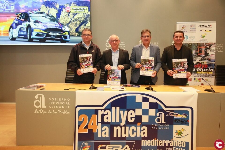 La provincia calienta motores para acoger este fin de semana el 24 Rallye Mediterráneo-La Nucía Trofeo Costa Blanca