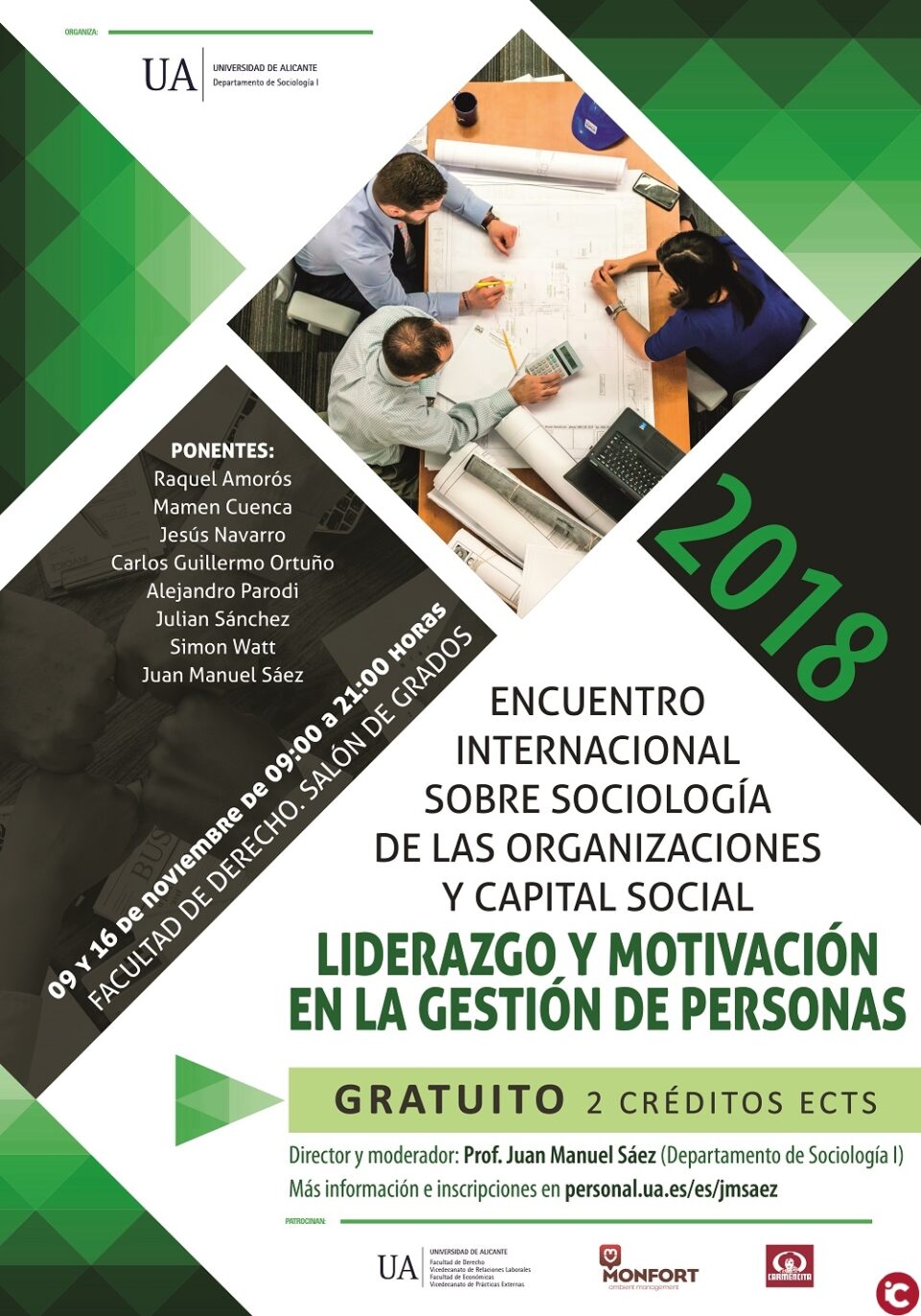 La Trobada Internacional sobre Lideratge i Motivació en la gestió de persones dóna l'oportunitat d'aprendre de la mà de consultors experts i directius des de demà a la UA
