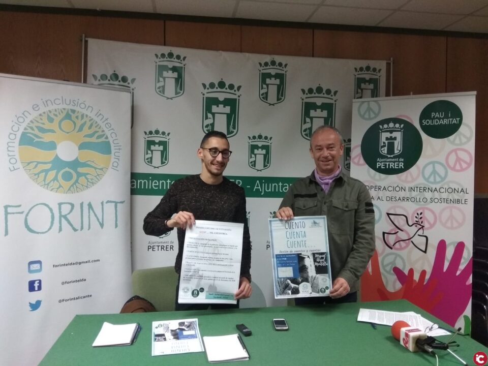 Próximas actividades de la concejalía de Paz y Solidaridad junto a la asociación Forint