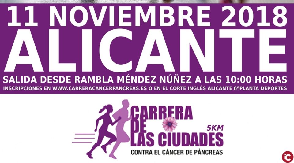 IV Carrera de las Ciudades contra el Cáncer de Páncreas de Alicante