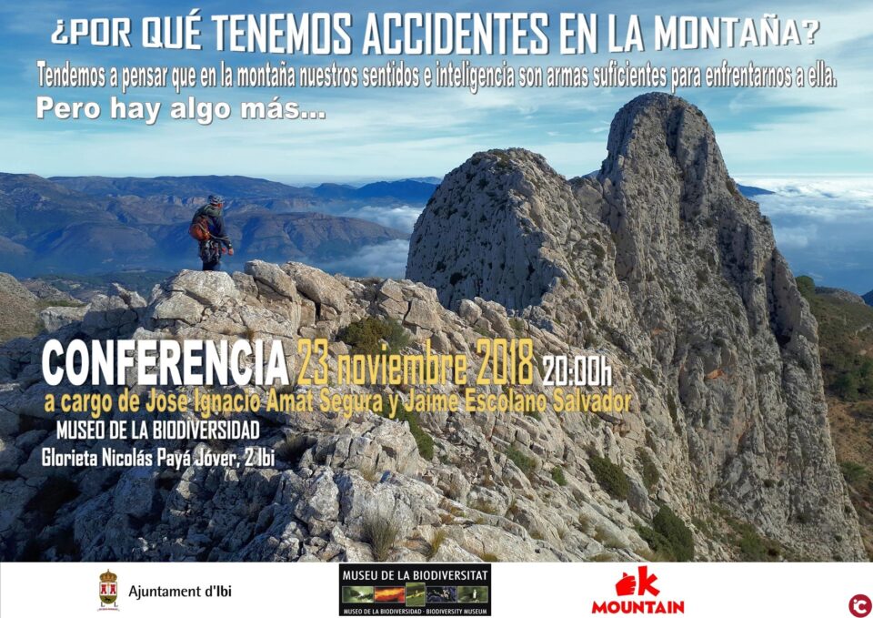 Conferencia sobre los accidentes en la montaña en el Museo de la Biodiversidad