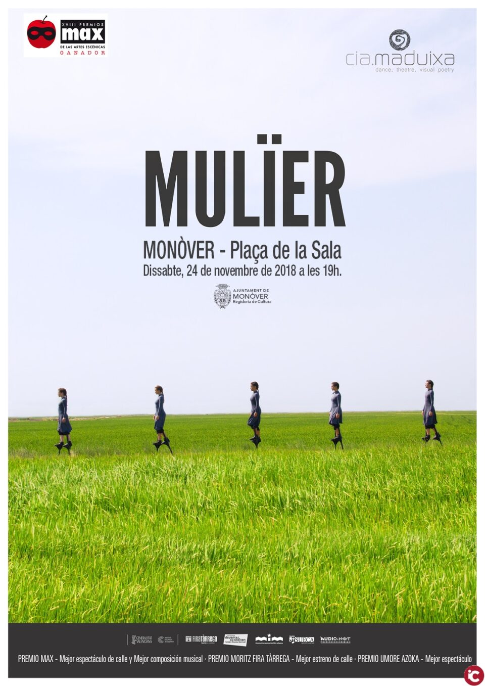 La aclamada obra MULÏER llega a Monòver para celebrar el día contra la violencia de género