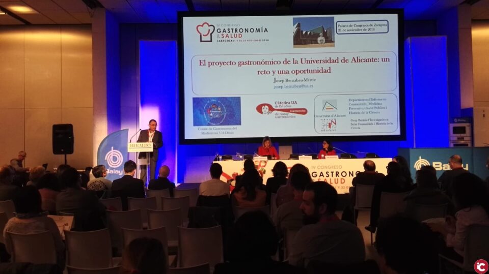 L'aposta de gastronomia de la Universitat d'Alacant es presenta a Saragossa