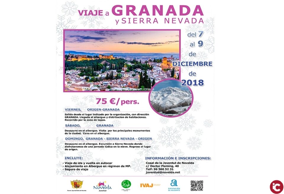 Juventud oferta un viaje a Granada