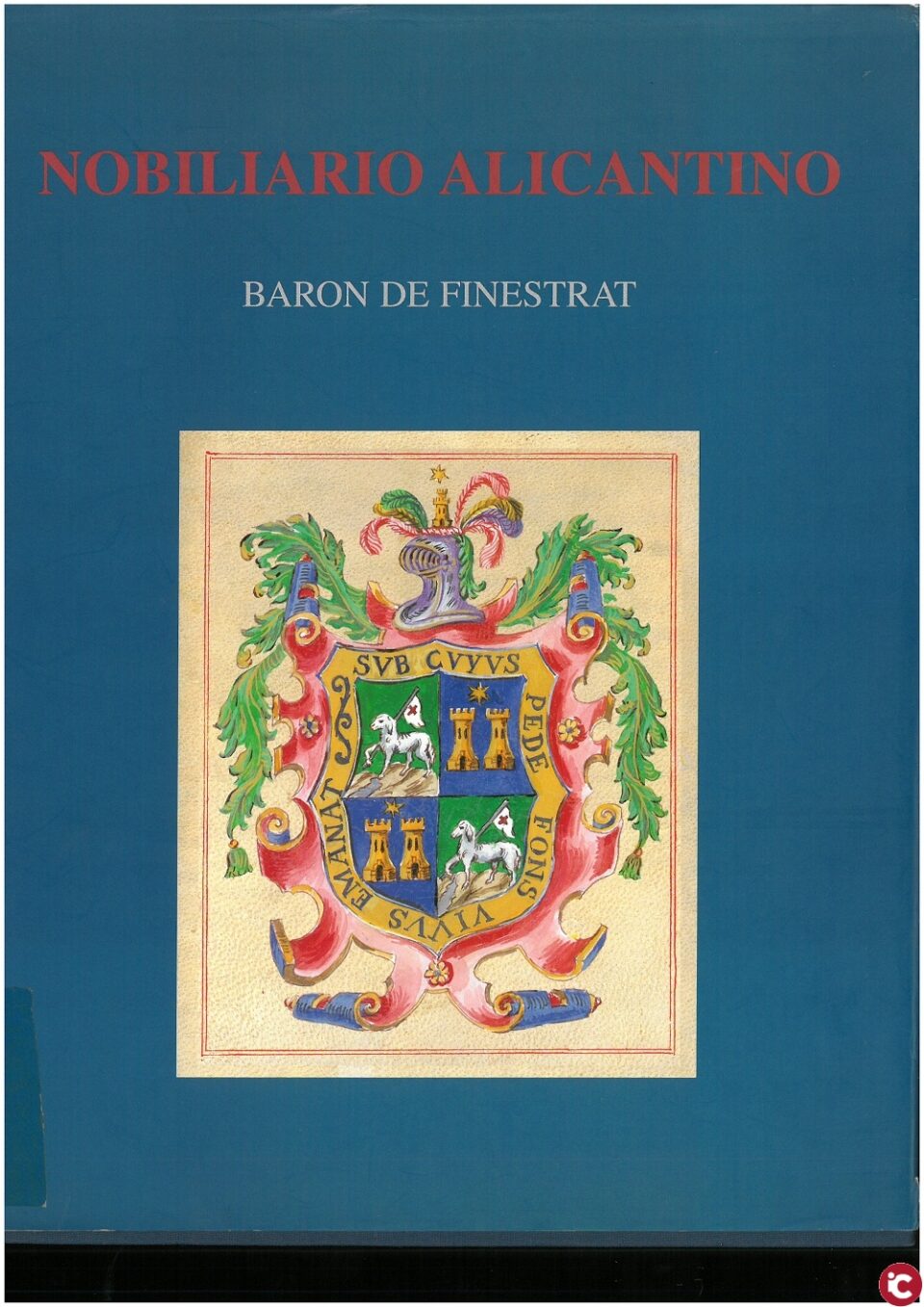 El Archivo Municipal recibirá una importante donación de la biblioteca personal del VIII Barón de Finestrat