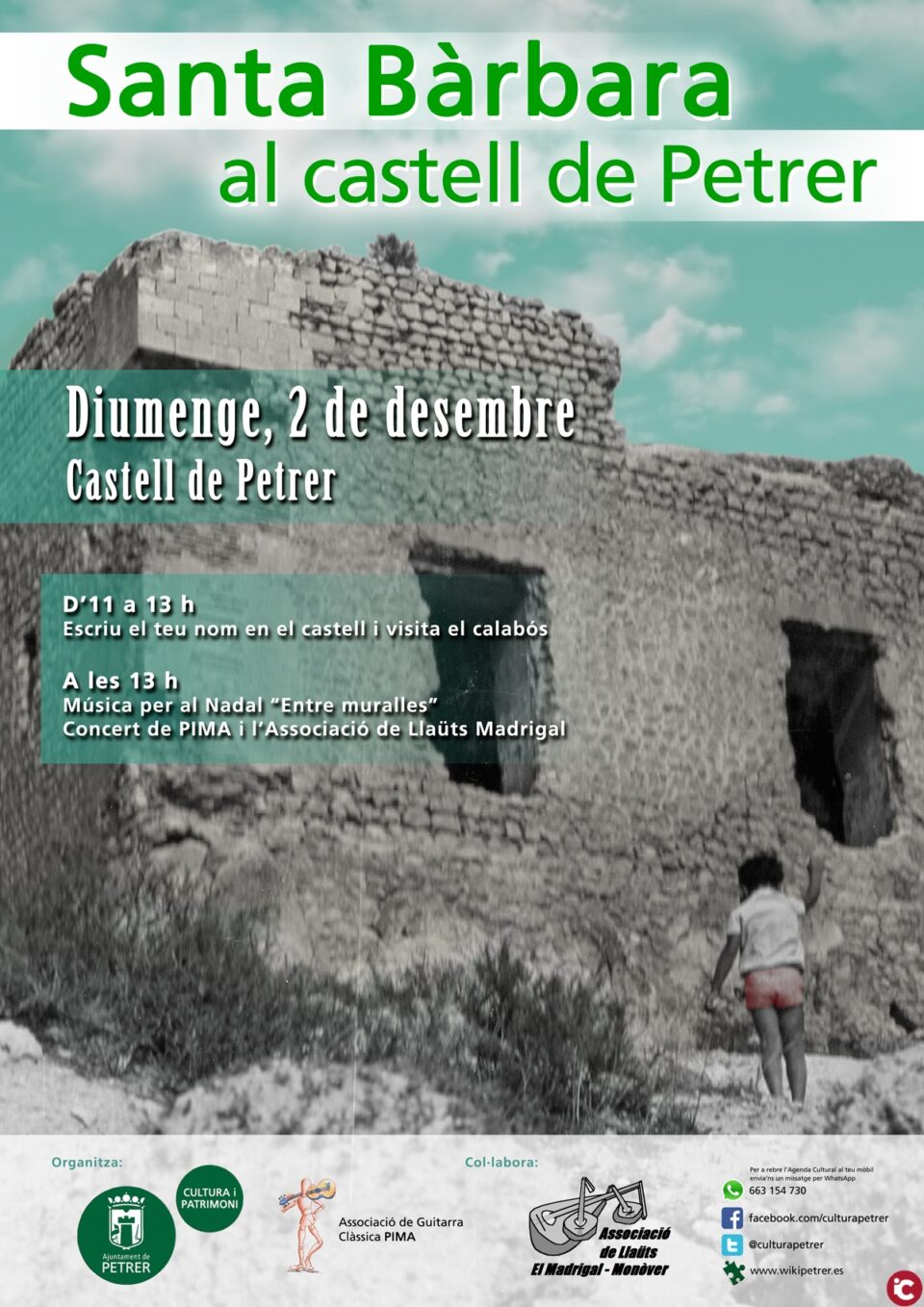 Santa Bárbara con música y tradición en Petrer