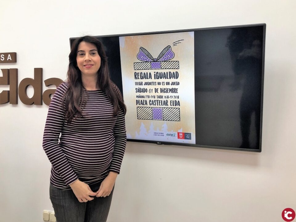 El Ayuntamiento de Elda organiza el próximo 1 de diciembre los talleres Regala Igualdad en la Plaza Castelar