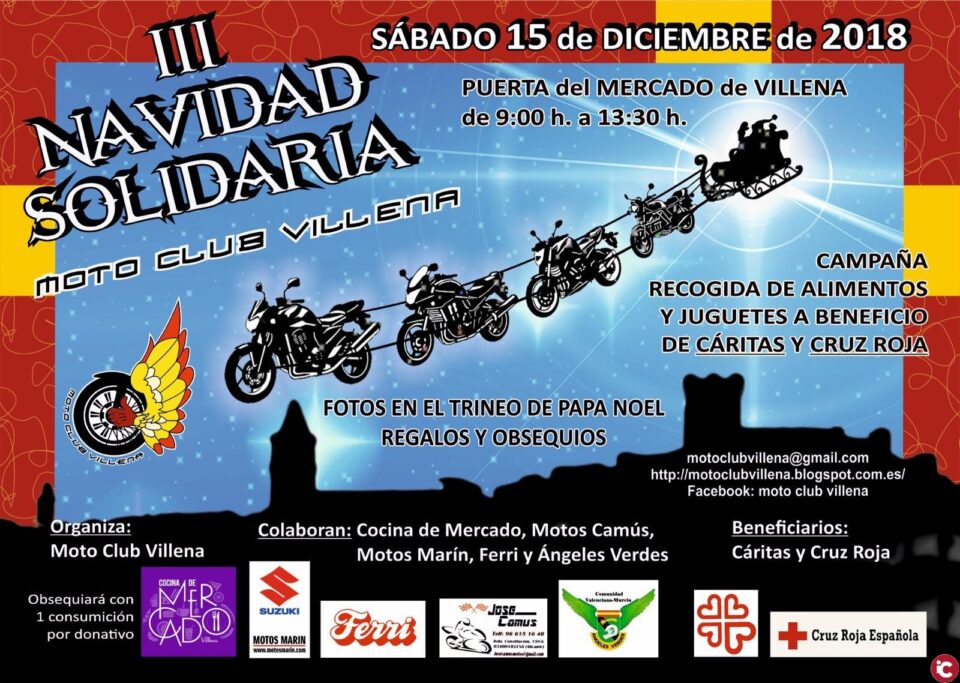 III Navidad Solidaria Motoclub Villena 2018