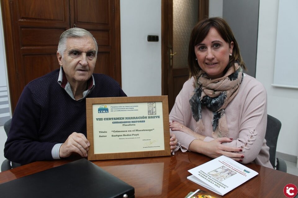 Enrique Rodes ha resultat finalista del VIII Certamen de narració breu 'Ciudadanos Mayores'