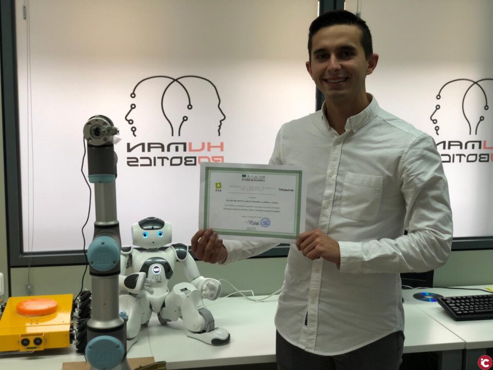 El Comitè Espanyol d'Automàtica premia el treball desenvolupat per Álvaro Belmonte