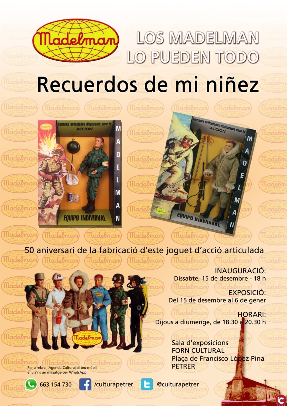 Los Madelman celebran sus 50 años con una exposición en el Forn Cultural de Petrer