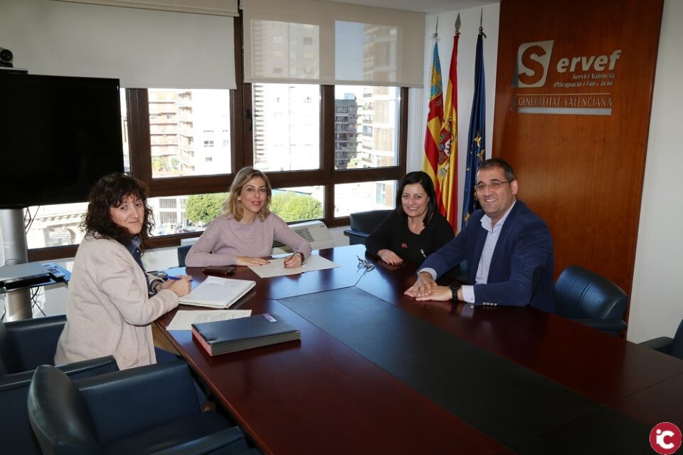 IBIAE y Onil trasladan a la directora general de LABORA la necesidad de formación específica del sector de la muñeca