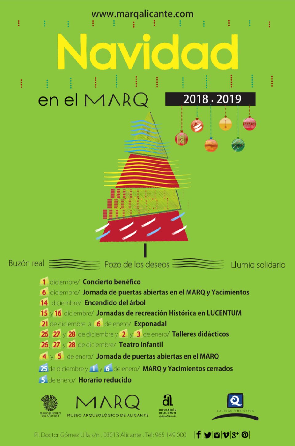 Agenda de actividades navideñas en el MARQ