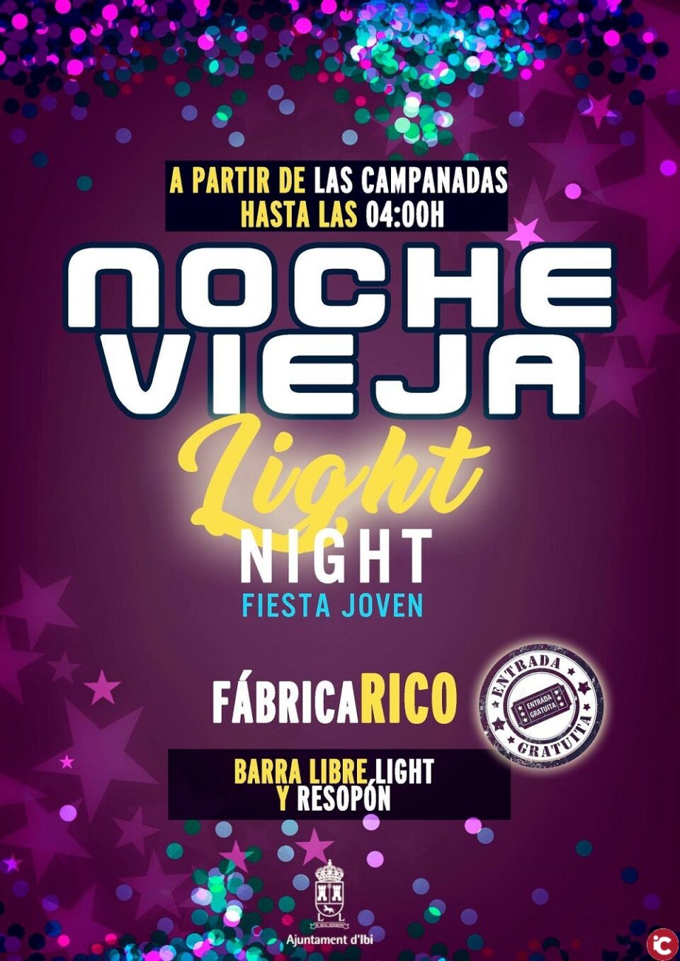 Nochevieja Light para menores en Ibi