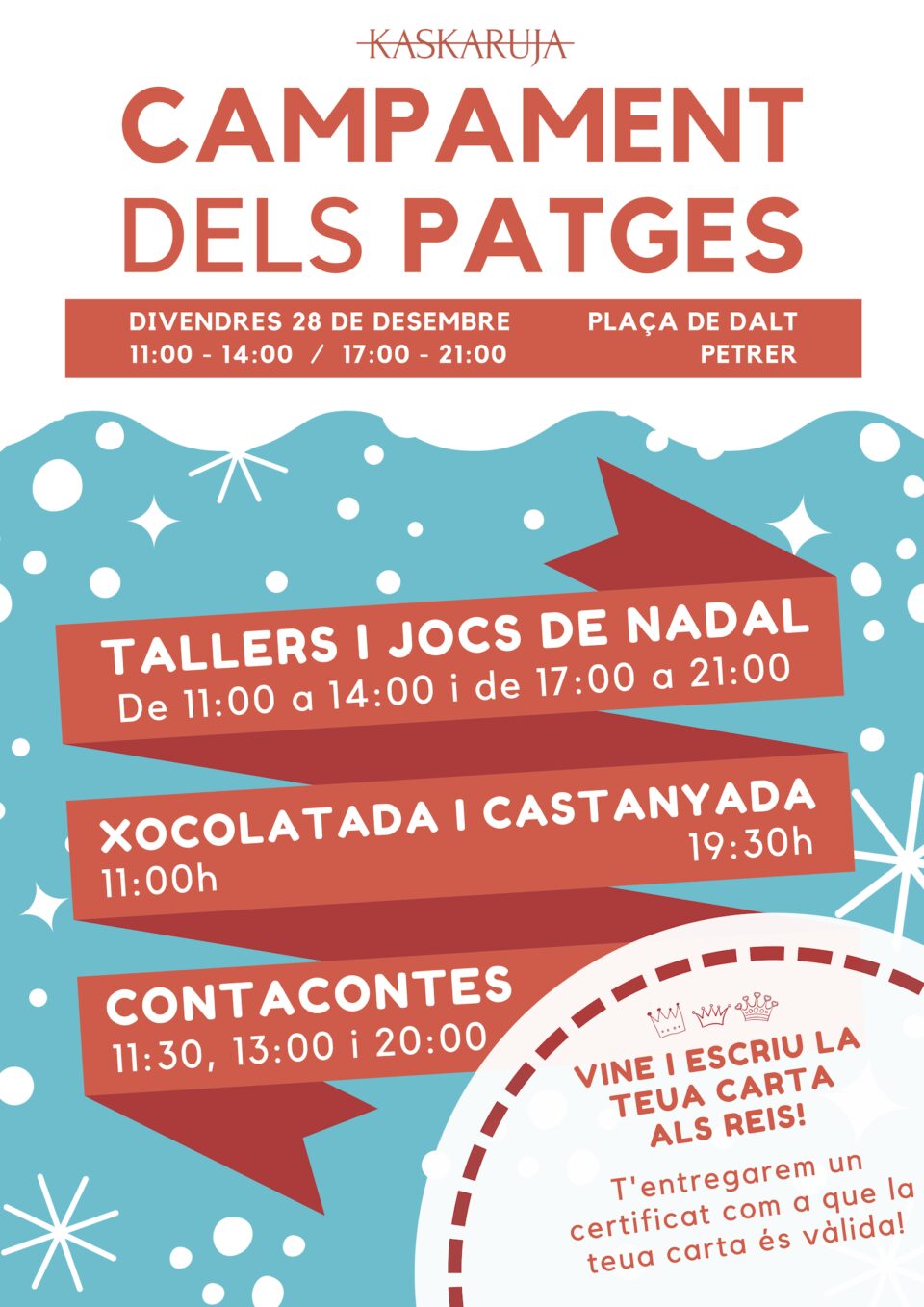 Programa de Actividades de Navidad 2018
