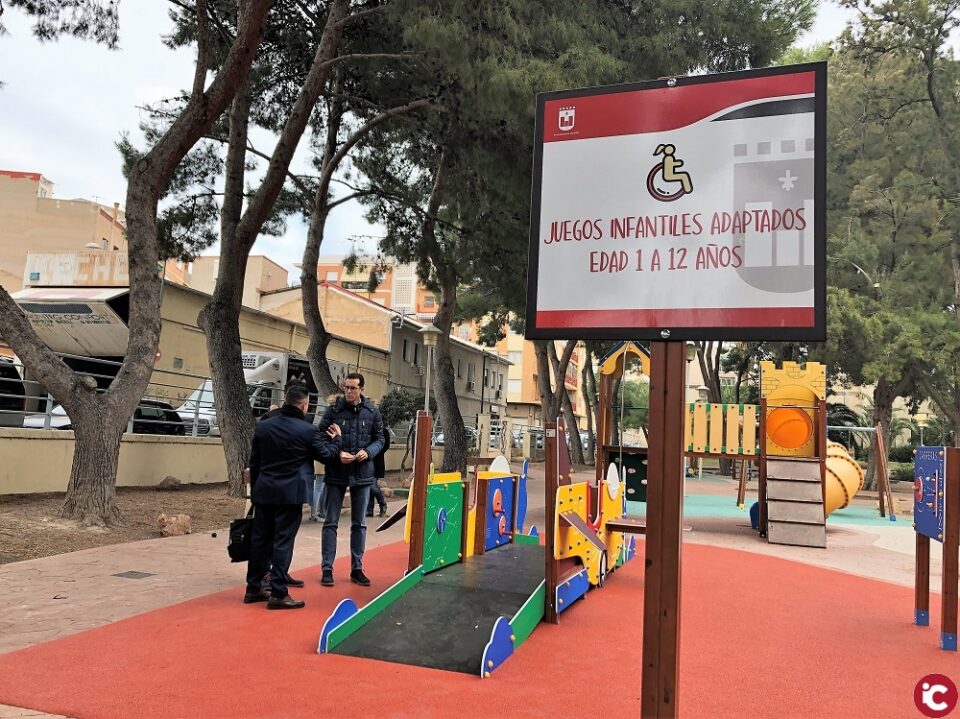 El parque de la Concordia de Elda dispone