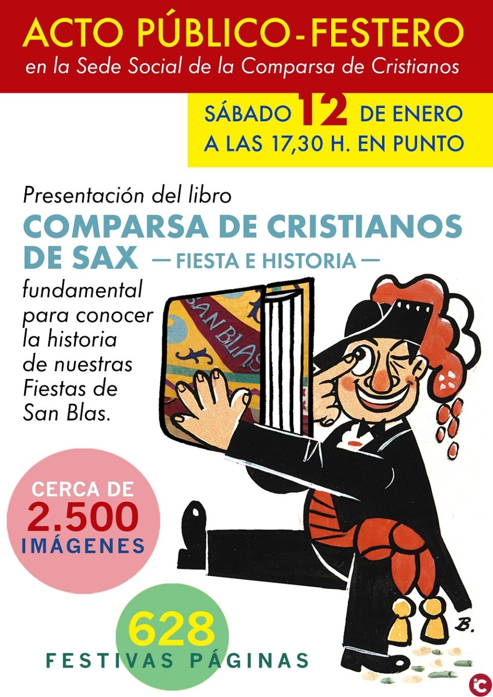 Presentación del libro Comparsa de Cristianos de Sax -Fiesta e Historia-