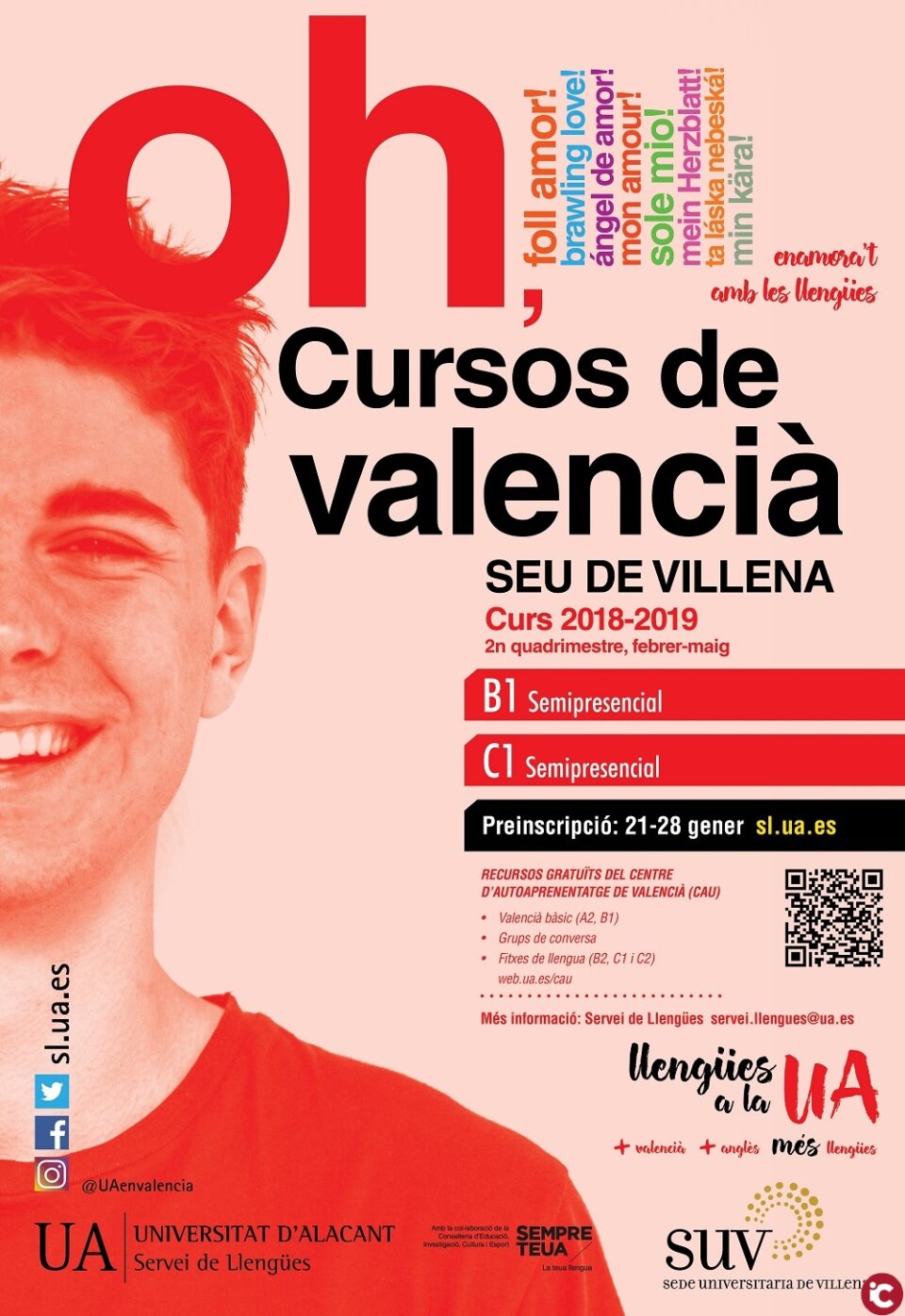 La UA oferta nuevos cursos de valenciano en sus sedes de Elda
