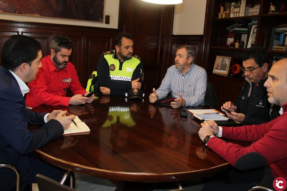 Reunió per a coordinar les accions davant l'avís especial de baixes temperatures