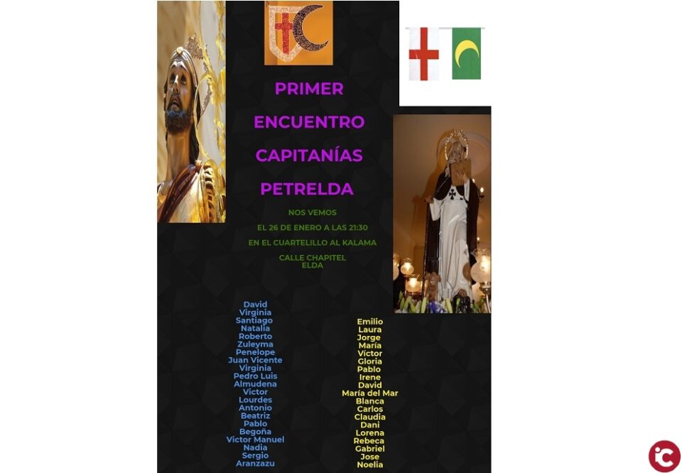 Encuentro de Capitanías de comparsas de Elda y Petrer